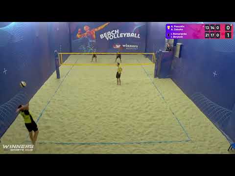 12:15 A. Pasazhin / A. Zabuha - I. Romanenko / I. Skrynnik 17.10.2022 | Winners Beach Volleyball