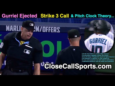 E157 - Yuli Gurriel Ejected After Andy Fletcher's Strike 3 Call on an Outside Corner Sinker