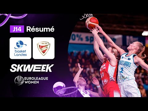 Le résumé de Basket Landes / DVTK Miskolc (J14 - EuroLeague Women)