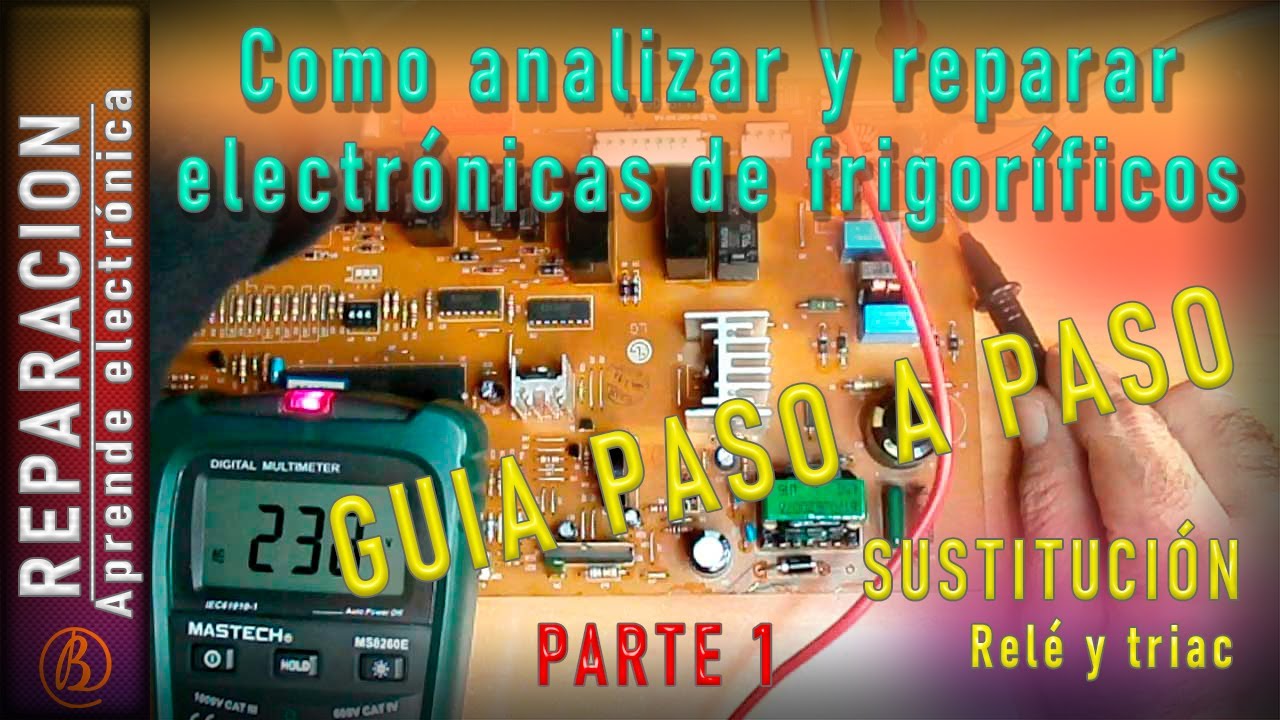Frigorífico LG side by side no enfría nada, análisis y reparación del módulo electrónico. Parte 1