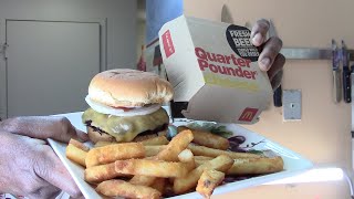 Food Review : McDonald's Versus Grandma Ray's Quarter Pounder 6.09/1.00