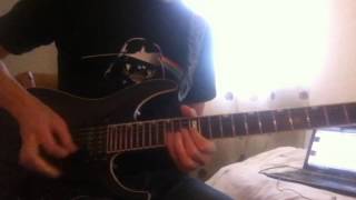 Freak Kitchen's "One last Dance" guitar solo cover