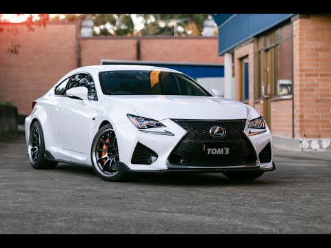 Toms Racing Full Titanium Exhaust on Lexus RCF
