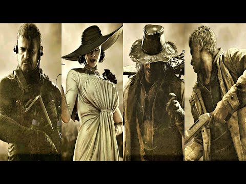 RESIDENT EVIL 8 VILLAGE - All Characters Gameplay (Ethan, Chris, Lady Dimitrescu & Heisenberg)