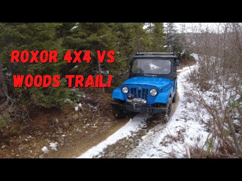 Mahindra Roxor Tackles a Woods Trail 🌲