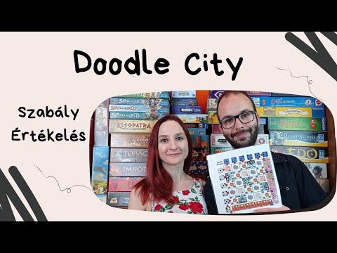 Járd be Firkavárost! Doodle City társasjáték játékbemutató és szabályismertető - Társasozz Okosan!