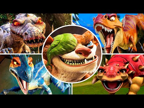 ICE AGE 3 - All Boss Fights & Ending (All Dinosaurs) | 4K 60FPS PS3/X360/PC/PS2/WII