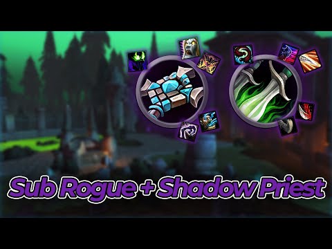 Shadow Priest + Subtlety Rogue 2v2 Arenas