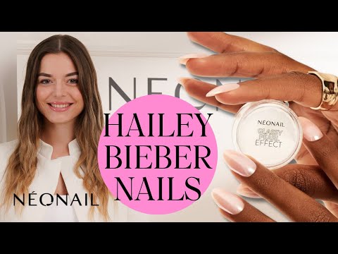 HOW TO: Hailey Bieber Nails - Glazed Donut Nails - Clear Chrome Nails mit NEONAIL