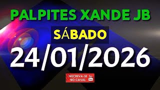 PALPITE DIA 24/01/2026 | JOGO DO BICHO TODAS AS LOTERIAS 