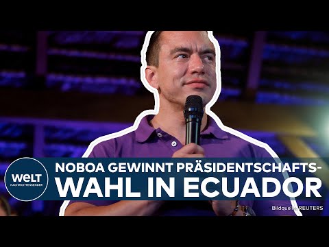 ECUADOR: Noboa gewinnt Wahl – startet umfassenden Sicherheits-Plan gegen Bandenkriminalität!