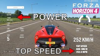 TOP 10 Fastest Cars in Forza Horizon 4 | TOP SPEED & Insane Accelerations!