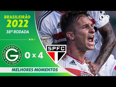 Gols e lances de Goiás x São Paulo