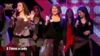X Factor 2010 - Chorusline - Sisters - 3 Times a Lady - Jennifer - Sabrina