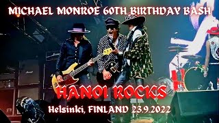 Michael Monroe 60th Birthday Bash - Hanoi Rocks - Tragedy @ Helsingin jäähalli 23.9.2022