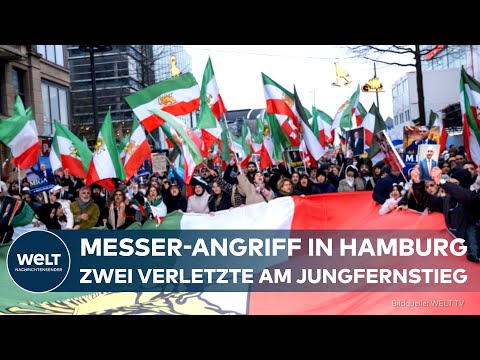 DEUTSCHLAND: Messer-Angriff in Hamburg - Zwei Verletzte nach Demo am Jungfernstieg!