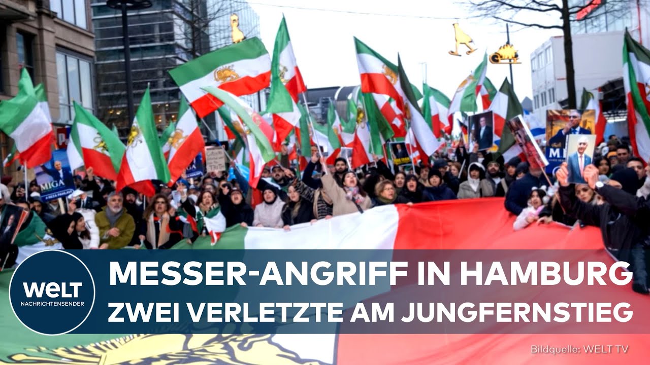 DEUTSCHLAND: Messer-Angriff in Hamburg - Zwei Verletzte nach Demo am Jungfernstieg!