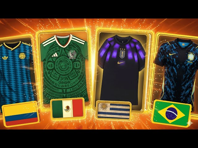 Vídeo relacionado con Mundial 2026 Camiseta de Fútbol Personalizadas Nombre Número para Hombres y Niño, Casa/Visitante Equipación Fútbol con Conjunto Top Pantalón Corto y Calcetines Regalo de Futbol