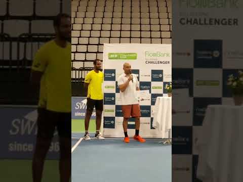 Purav Raja & Ramkumar Ramanathan - ATP Biel Challenger - Doubles Final ceremony