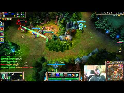 League of Legends Highlight - Level 1 Dragon Kill With 5 Smites
