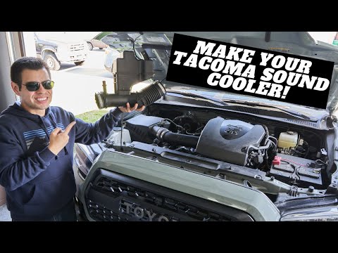 Tacoma Intake Mod Under $100! Keep Factory Airbox With This Tacoma Intake Mod!
