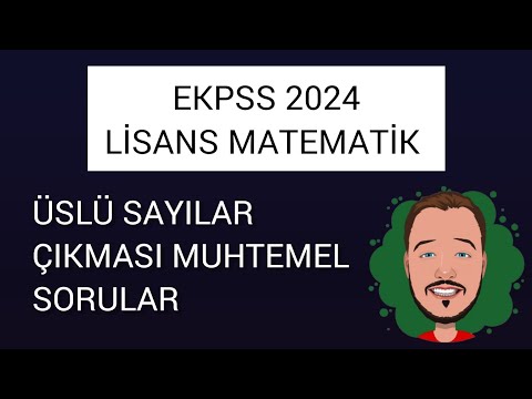 EKPSS LİSANS MATEMATİK - ÜSLÜ SAYILAR #ekpss #ekpss