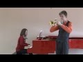Жураўлі на Палессе ляцяць, исп. Даниил Евец, труба - соло, категория С 