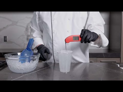 How to Test a Digital Thermometer - Making a Proper Ice Bath