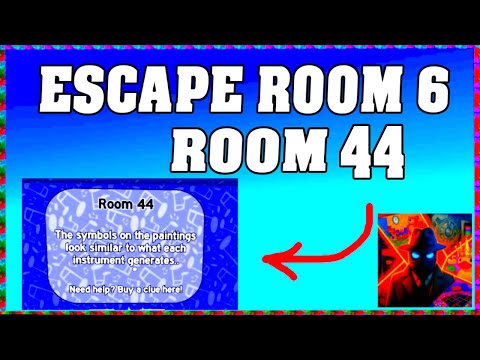 ROOM 44 ESCAPE ROOM 6 Walkthrough [by WreckItVerse] [English] [Roblox] [Code / Codes]