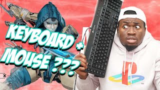 Playing APEX LEGENDS on  KEYBOARD and Mouse for the First Time !!