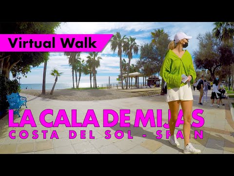 La Cala de Mijas tour - November 2021 - La Cala market day immersive virtual walking tour