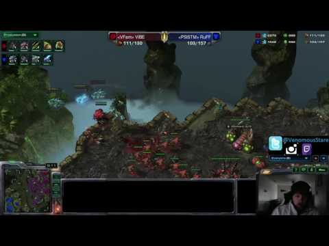 RuFF (T) vs Vibe (Z) Creative aggressive Terran vs macro Zerg