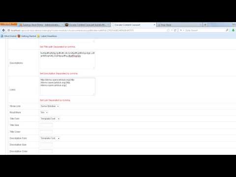 Circular Content Carousel Opencart Module