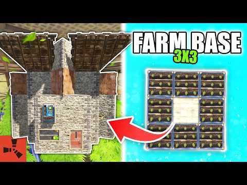 How to Build the ULTIMATE 3x3 FARM BASE – Rust 2026 Tutorial