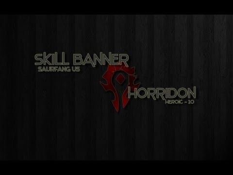 Horridon 10m Heroic - Skill Banner Saurfang (Warlock PoV)