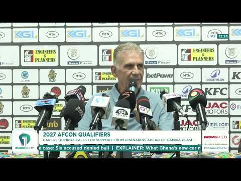 Carlos Queiroz Calls on Ghanaians to Rally Behind Black Stars Against Gambia