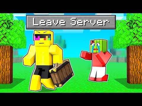 Sunny - Sunny LEAVES Forever In Minecraft!