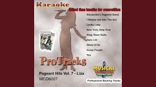 Alexander's Ragtime Band (In the Style of Liza Minnelli)