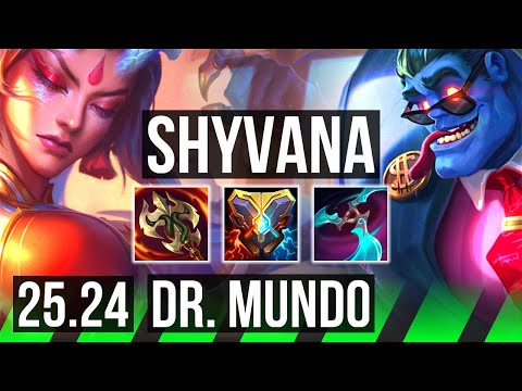SHYVANA vs DR. MUNDO (JGL) | 43K damage | EUW Grandmaster | 25.24