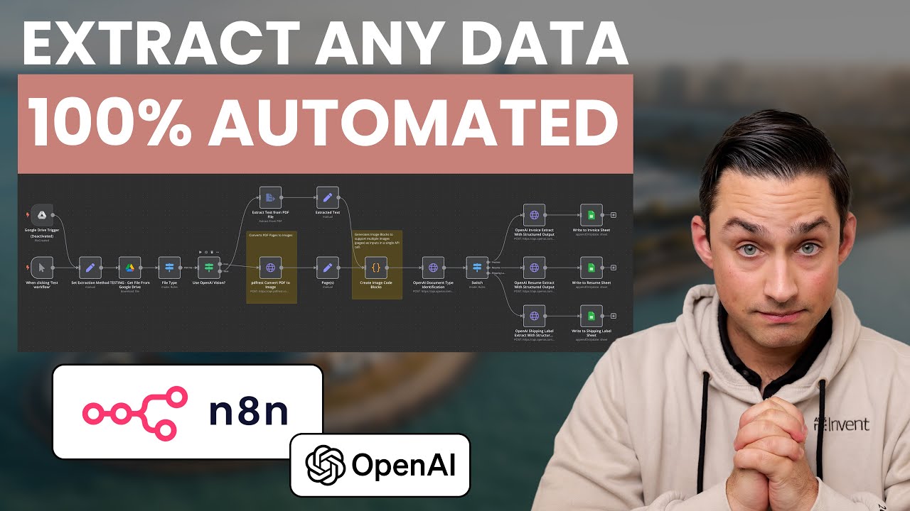 The $0.02 Workflow That Automates Data Extraction With n8n & AI