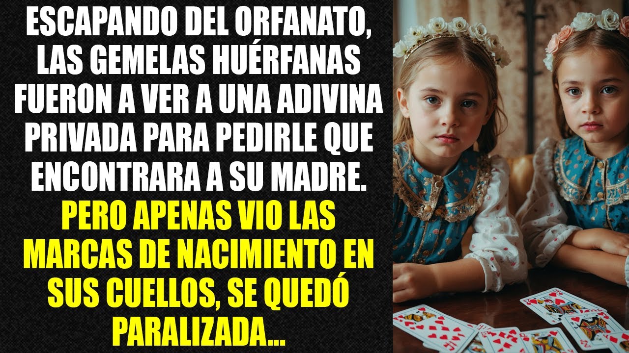 Escapando del orfanato, las gemelas huérfanas fueron a ver a una adivina privada para pedirle...