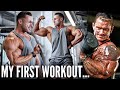 MY FIRST WORKOUT AFTER PREP FT. LEE PRIEST & DAVE PALUMBO...