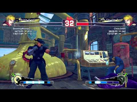 SSF4 AE: BootlegWinner (Ken) VS Chris3495 (Ken)