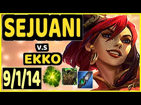 JANKOS (SEJUANI) vs EKKO - 9/1/14 KDA JUNGLE CHALLENGER GAMEPLAY - EUW