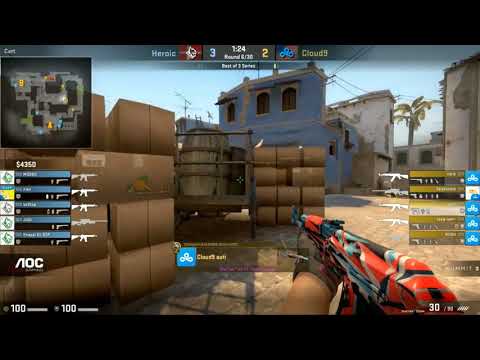 Cloud9 vs Heroic Game 2   cs summit 2  Quarterfinals   de inferno