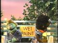 Sesame Street Wet Paint Sign