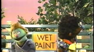 Sesame Street - &quot;Wet Paint Sign&quot;