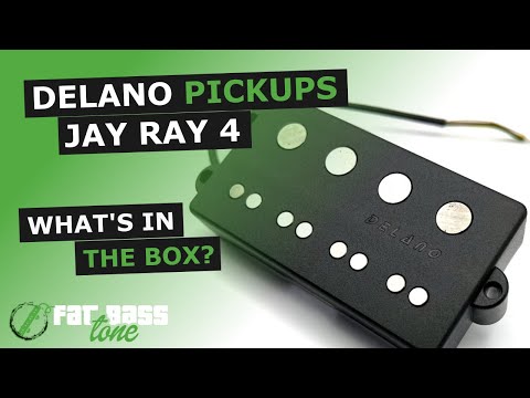 Delano Jay-Ray 4 Dual Coil MusicMan® Bass Pickup: What’s In The Box (A Close-Up Look)
