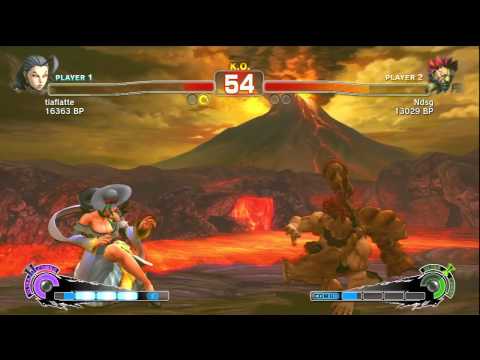 SSF4: tiaflatte (Rose) VS Fujino (Akuma)