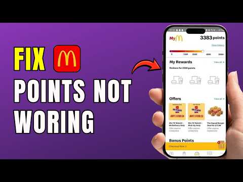 Mcdonalds Points Not Showing Up